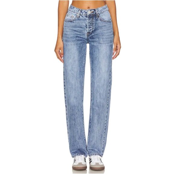 NWT Superdown Lainie High Rise Straight leg Jean NWT - Size 26 - Picture 1 of 12